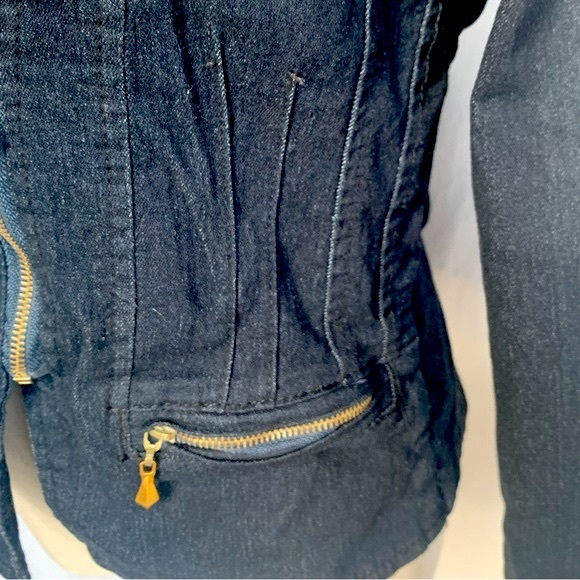 M. Michel stretch jean jacket size Small - Picture 6 of 12